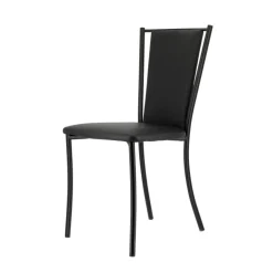 Reina Chaise de cuisine contemporaine en métal et simili