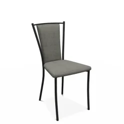 Reina Chaise en tissu de style contemporain fabriquée en Belgique