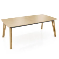 Rennes Mobitec® Table en bois massif extensible pieds épingle