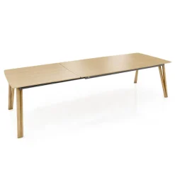 Rennes Mobitec® Table en bois massif extensible pieds épingle