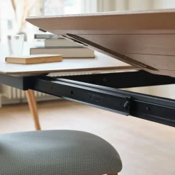 Rennes Mobitec® Table en bois massif extensible pieds épingle