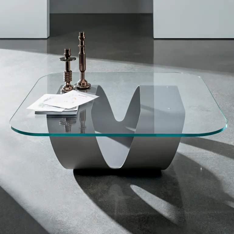 Ring Sovet Table basse design en verre