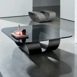 Ring Sovet Table basse design en verre