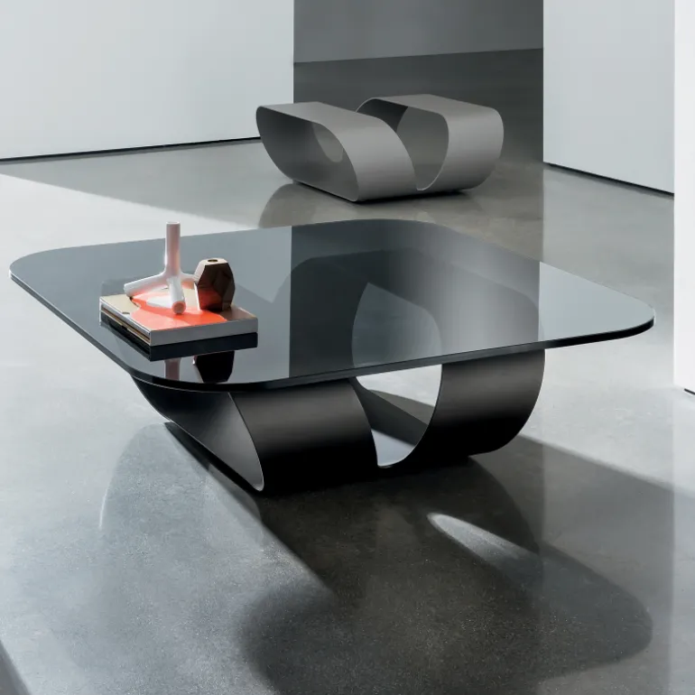 Ring Sovet Table basse design en verre