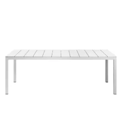 Rio Table de jardin en aluminium rectangulaire fabriquée en Italie