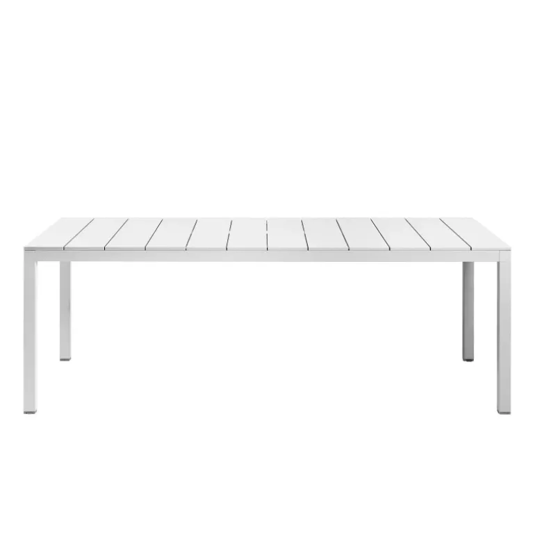 Rio Table de jardin en aluminium rectangulaire fabriquée en Italie