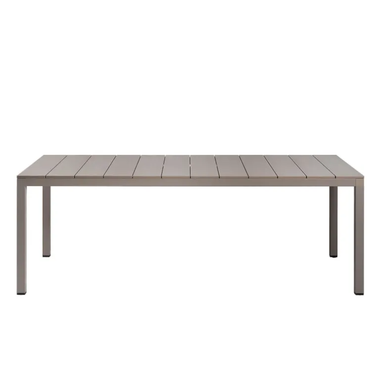 Rio Table de jardin en aluminium rectangulaire fabriquée en Italie
