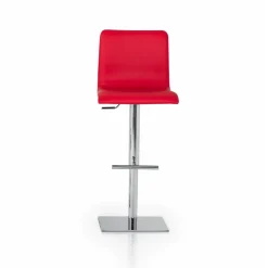 Rio Tabouret réglable en hauteur en synthétique et métal chromé