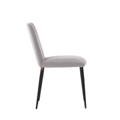 Rob C03 Mobitec® Chaise de salle à manger en tissu et métal