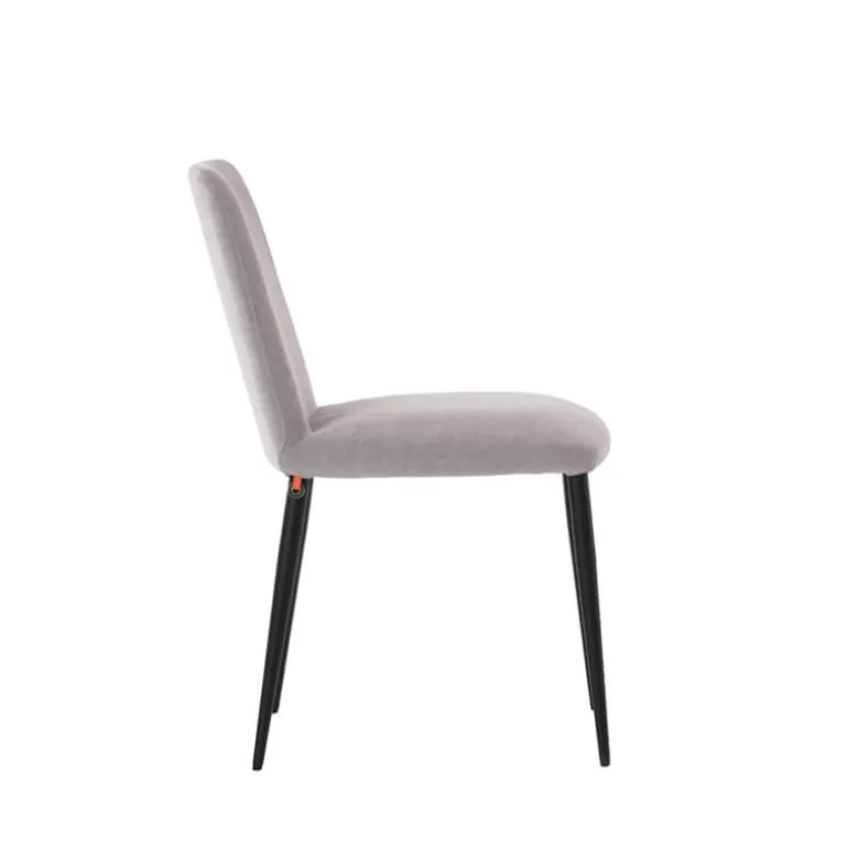 Rob C03 Mobitec® Chaise de salle à manger en tissu et métal