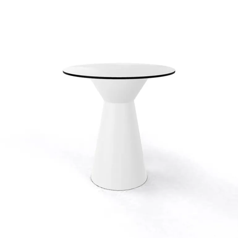 Roller H74 ronde Table design italienne ronde avec pied central