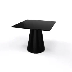 Roller H55 Table d'appoint carrée design italien à pied central