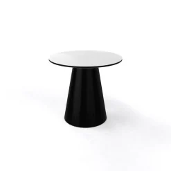 Roller H55 Table d'appoint ronde design italien à pied central