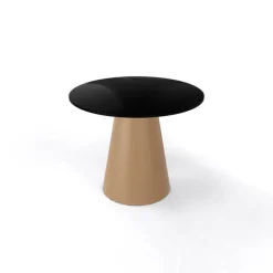 Roller H55 Table d'appoint ronde design italien à pied central