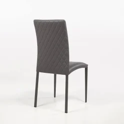 Roma Chaise contemporaine italienne dos matelassé