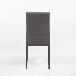 Roma Chaise contemporaine italienne dos matelassé