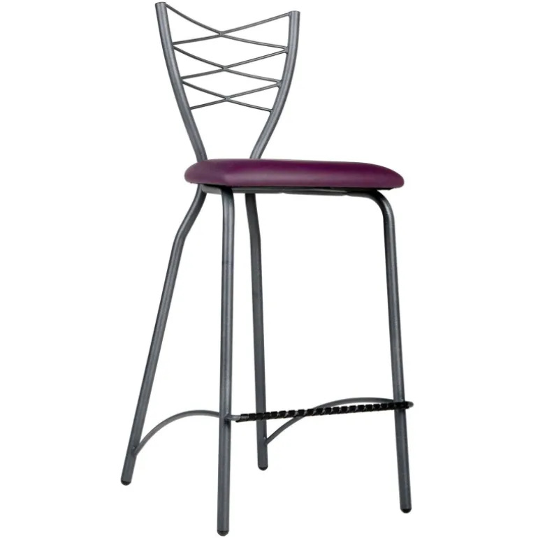 Romance Carrier® Tabouret snack contemporain en synthétique et métal
