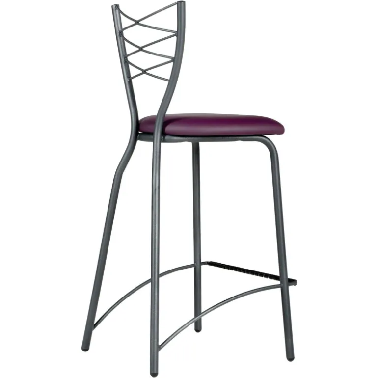 Romance Carrier® Tabouret snack contemporain en synthétique et métal