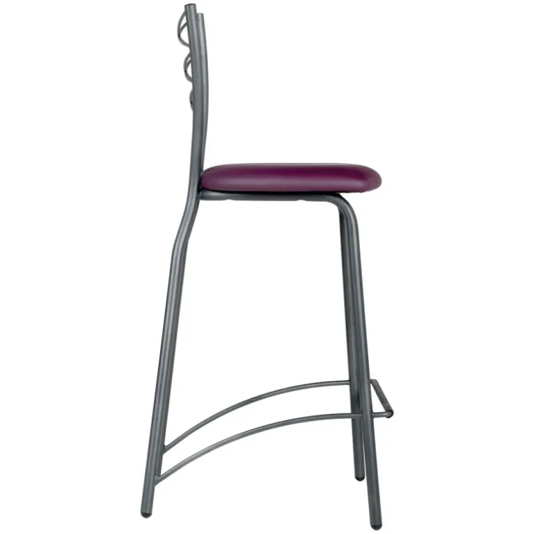 Romance Carrier® Tabouret snack contemporain en synthétique et métal