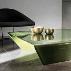 Rubino Sovet® Table basse design rectangulaire ou carrée en verre
