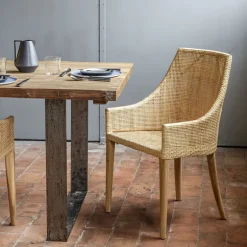 SaigonFauteuil de table en rotin naturel