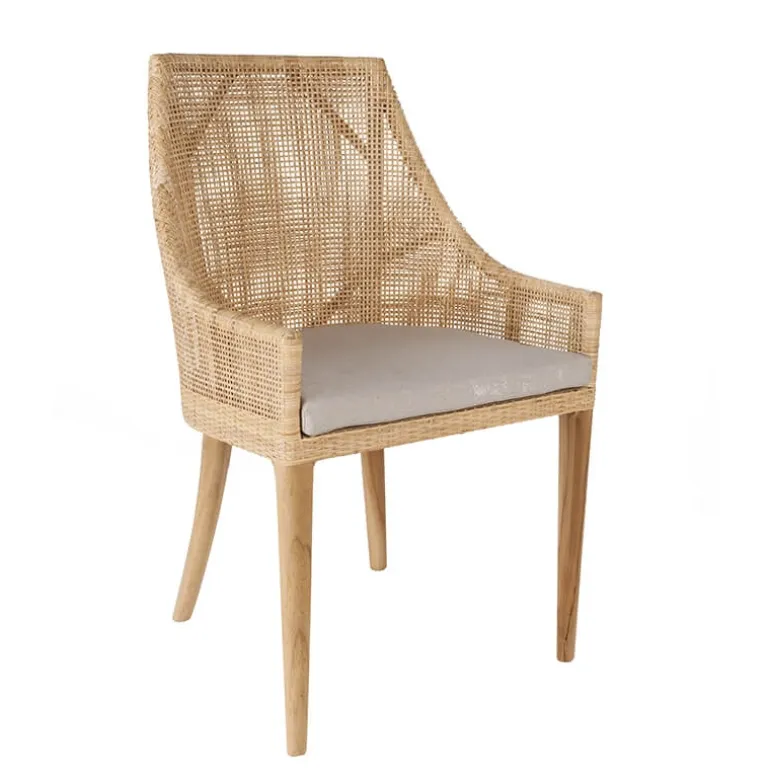SaigonFauteuil de table en rotin naturel