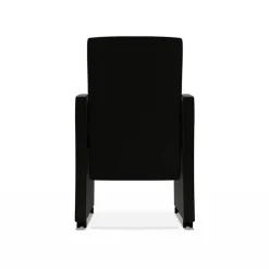 Sarah Fauteuil de table rembourré en synthétique avec roulettes