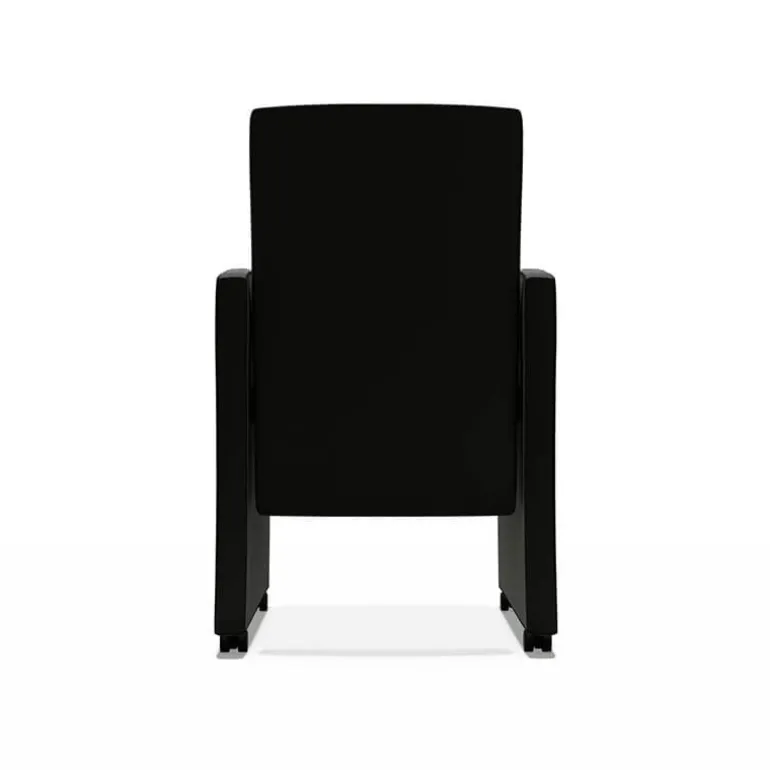 Sarah Fauteuil de table rembourré en synthétique avec roulettes