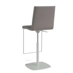 Sherpa Tabouret en simili réglable en hauteur et pivotant rembourré