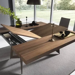 Sipario Table extensible design de salle à manger en bois