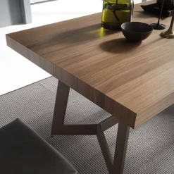 Sipario Table extensible design de salle à manger en bois