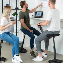 Sitness H1 Tabouret assis debout ergonomique réglable en hauteur