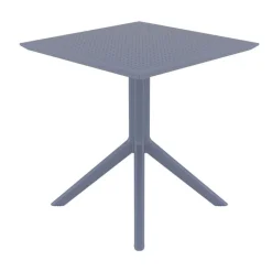 Sky Petite table carrée en résine