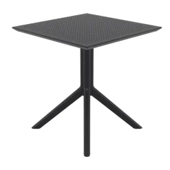 Sky Petite table de jardin carrée en résine