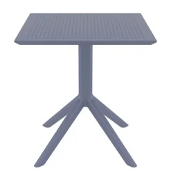 Sky Petite table de jardin carrée en résine