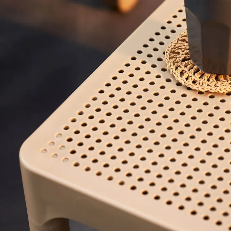 Sky Side Table basse de jardin rectangulaire en résine