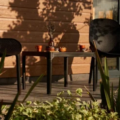 Sky Side Table basse de jardin rectangulaire en résine