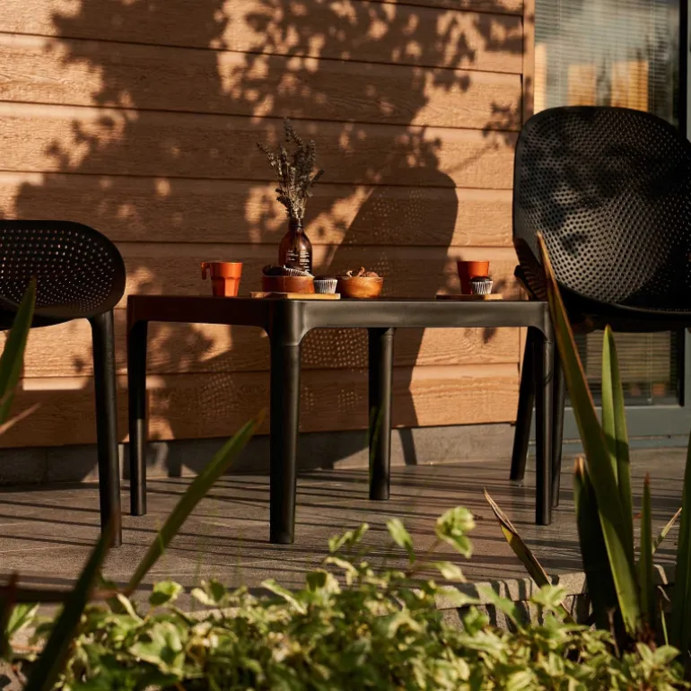 Sky Side Table basse de jardin rectangulaire en résine