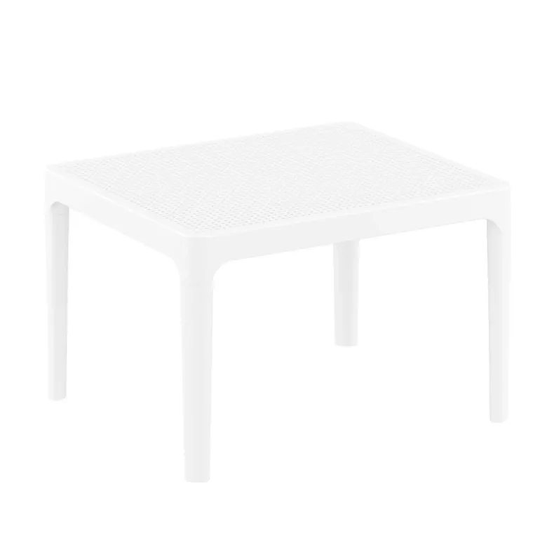 Sky Side Table basse de jardin rectangulaire en résine