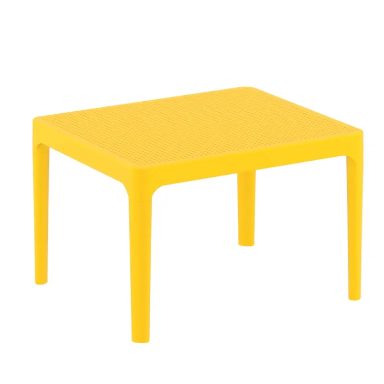Sky Side Table basse de jardin rectangulaire en résine