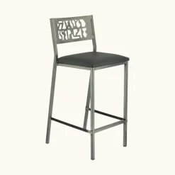 Slide Carrier® Tabouret moderne snack en synthétique et métal