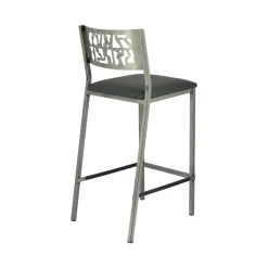 Slide Carrier® Tabouret moderne snack en synthétique et métal