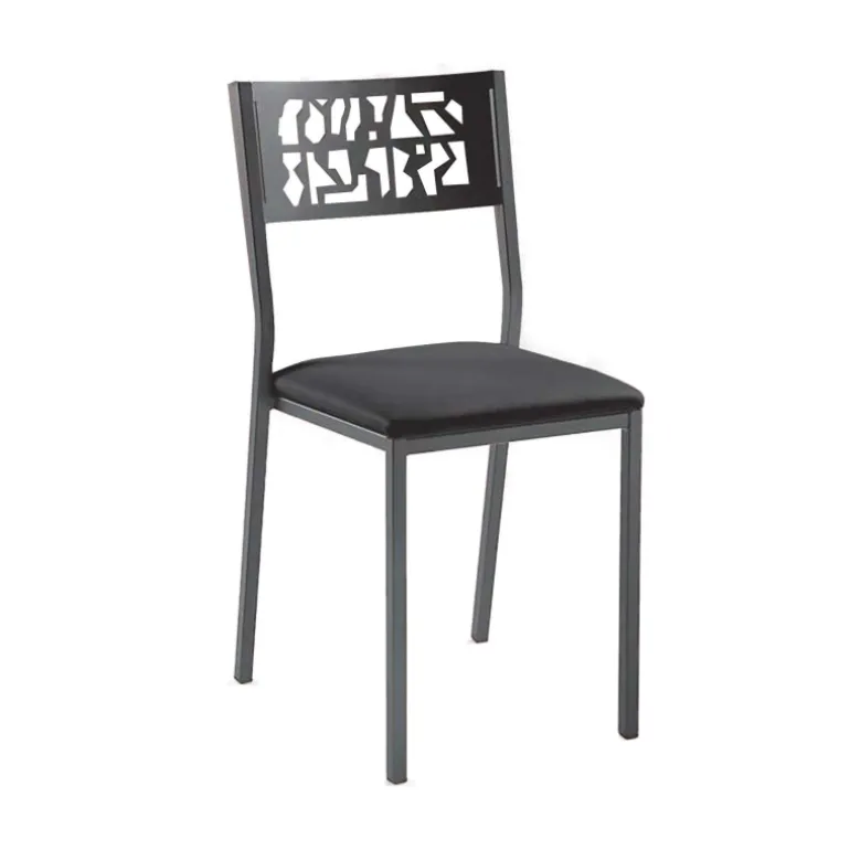 Slide Industrie Carrier® Chaise de cuisine moderne en métal style industriel