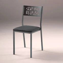 Slide Industrie Carrier® Chaise de cuisine moderne en métal style industriel