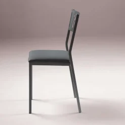 Slide Industrie Carrier® Chaise de cuisine moderne en métal style industriel