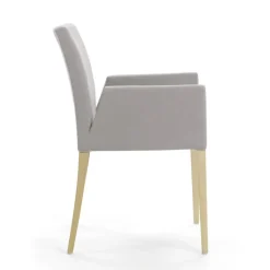 Slim Mobitec® Fauteuil cocooning en bois et tissu