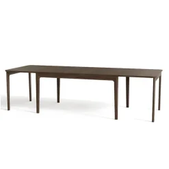 SM26/27 Table de salle à manger scandinave en placage bois avec allonges