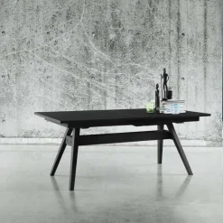 SM11 Table de séjour scandinave extensible en bois