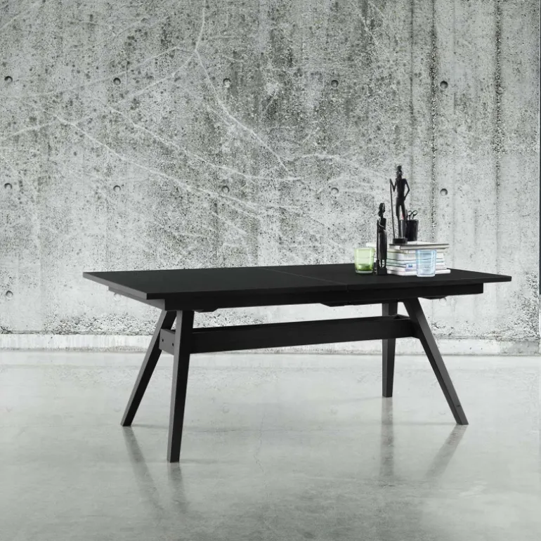 SM11 Table de séjour scandinave extensible en bois