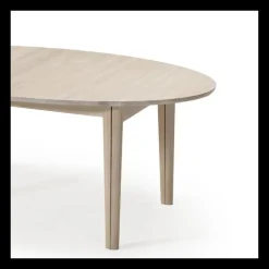 SM78 Table ovale extensible en bois massif fabriquée au Danemark